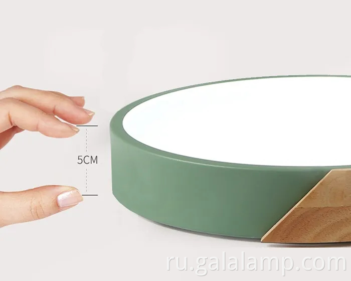 Современная скандинавская минималистская круглая светодиодная потолочная лампа для дома